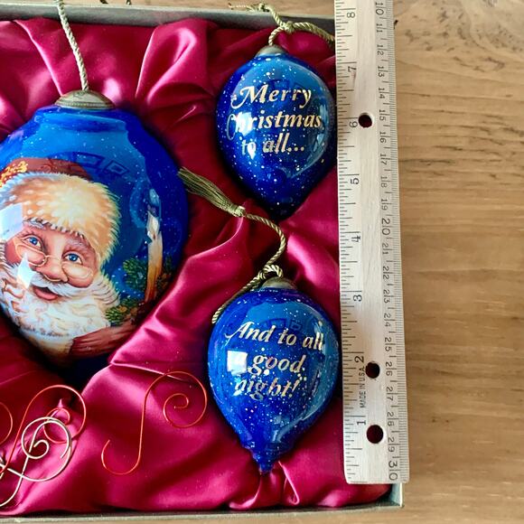 Ne'Qwa Art Crimson Cardinal Ornament Gift Set 5 Glass Ornaments Dona Gelsinger - Picture 7 of 13